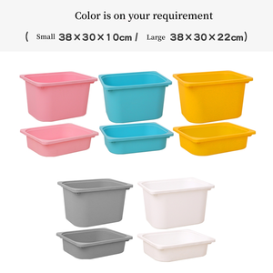 Mobili per camera dei bambini giocattoli per bambini armadi di stoccaggio per bambini libreria giocattolo organizer scaffale libro armadietto in legno scatola di immagazzinaggio in plastica - Product Image 6