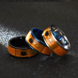 남녀공용 맞춤형 스테인리스 스틸 NFC 스마트 링, 트렌디한 웨딩 파티 액세서리 도매 - Product Image 6