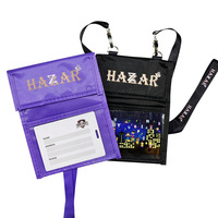 Tempat Kartu Nama & ID Badge Custom Logo Grosir, Lanyard Berkualitas Tinggi, Dompet Leher Travel dengan Tali Lanyard