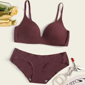 Conjunto de Lencería Sexy y Cómodo para Uso Diario, Diseño Moderno, sin Costuras, para <span class=keywords><strong>Chicas</strong></span> - Product Image 1