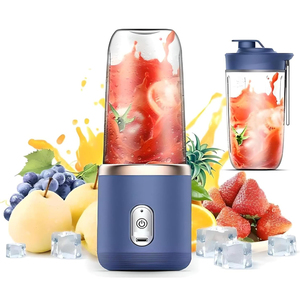 Mini Frullatore Elettrico Portatile per <span class=keywords><strong>Frutta</strong></span> e Verdura, Ricaricabile USB, con Bicchiere per Succhi - Product Image 1