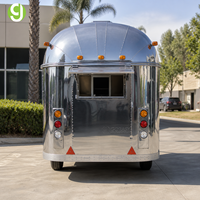 Goeasy Commercial Aluminum Full Kitchen Equipment Fast Coffee Kiosk Catering Truck Mobile Beer Food Vend Trailer Sale