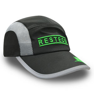 Casquette de course personnalisée avec logo, respirante, réglable, avec sangles réfléchissantes pour le cyclisme - Product Image 3