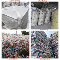 Compacteur de balles de plastique hydraulique 60T pour bouteilles en plastique destinées aux usines d'embouteillage
