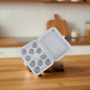 Bandeja de 10 compartimentos para Xiaolongbao con tapa, tipo concha, para llevar, contenedor desechable de PP para Shaomai, dumplings al vapor y dim sum - Product Image 2