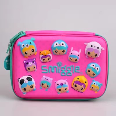 Pink doll head stationery box-2215cm