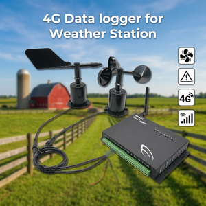 Modem 4G Modbus 4g GPRS gsm surveillance à distance en temps réel enregistreur de données système de production d'énergie éolienne anémomètre capteur de vitesse du vent - Product Image 1