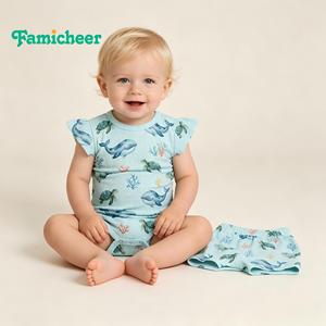 Combinaisons pour bébés à porter tous les jours, 3-6 mois, combinaisons pour bébés pour la saison estivale, combinaison bleue pour bébés garçons - Product Image 3