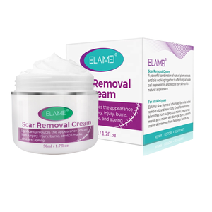 Crema Reparadora de Cicatrices Herbal con Perla ELAIMEI, Vitamina C de Fácil Absorción para Piel Dañada, Cesárea, Quemaduras, Cuidado de Estrías - Product Image 4