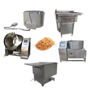 Máquina trituradora de carne cocida de acero inoxidable 304/máquina de hilo de carne/línea de producción de hilo de carne