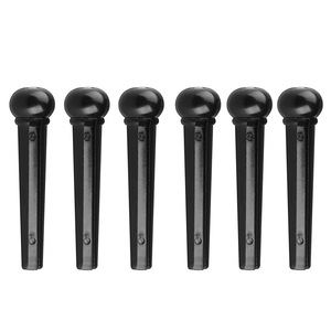 Großhandel Weiß Schwarz <span class=keywords><strong>ABS</strong></span> Kunststoff Saiten nägel Saiten stifte Akustik gitarren brücke Pin für Gitarren teile - Product Image 6