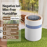 Nouvel humidificateur évaporatif sans brume, grande production de brume, purificateur d'air, ions négatifs, mini portable, alimenté par USB, capacité 3L, voiture, hôtel