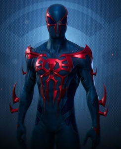 Costume Anime da uomo ragno 2099 autenticamente ricreato per giochi di ruolo di supereroi per eventi di Halloween festa di scena Dress-Up - Product Image 1