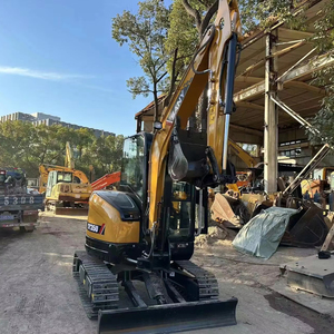 Mini-sized Used Chinese Brand SY35U 3.5 Ton Crawler Excavator Smooth Hydraulic Movement For Water Main Leak Repair - Product Image 1
