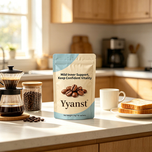 Café Instantáneo Yyanst Mild Inner Support, 10 Sobres de 10g, Bolsa con Cierre Hermético, Bebida para Vitalidad y Bienestar Diario - Product Image 3