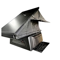 Camper de camionnette sur mesure avec tente de toit pliable, auvent rigide portable en aluminium pour pick-up avec tente de toit