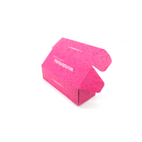 Boîte d'emballage personnalisée pour une bouteille, couleur personnalisée, boîte d'emballage en papier kraft ondulé pliable avec impression extérieure et intérieure