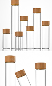 Dia 30mm Mini <span class=keywords><strong>Tube</strong></span> <span class=keywords><strong>En</strong></span> <span class=keywords><strong>Verre</strong></span> 55ML 65ml 85ml 100ml 110ml Pot De Stockage <span class=keywords><strong>En</strong></span> <span class=keywords><strong>Verre</strong></span> <span class=keywords><strong>Alimentaire</strong></span> Flacons Ronds <span class=keywords><strong>Tube</strong></span> Bouteille avec Bouchon À Vis <span class=keywords><strong>En</strong></span> Bois De Bambou - Product Image 5