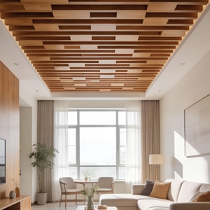 Panneaux de plafond en grille d'aluminium sur mesure pour plafonds métalliques suspendus intérieurs, installation en encastrement - Product Image 2