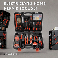 Coffret Cadeau Électricien avec Foret en Acier au Carbone, Boîte à Outils Personnalisable et Outil Combiné Manuel pour Réparation et Bricolage à Domicile