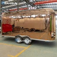 Camion de restauration mobile multifonctionnel personnalisé pour pizzas, glaces et snacks, idéal pour la vente en gros