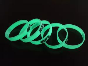 Pulsera de Silicona con Logotipo Personalizado, Delgada, Brillante en la Oscuridad, Promocional, en Oferta - Product Image 4