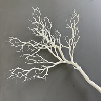Branches d'arbre artificielles en corail, décorations d'allée de mariage, ornements d'arbres secs, accessoires de photographie, intérieur/extérieur