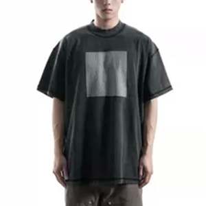 เสื้อยืดโอเวอร์ไซส์สำหรับผู้ชายเสื้อยืดผ้าฝ้าย100% วินเทจ - Product Image 4