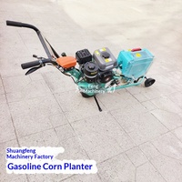 Nouvelle Semoir-Engraisseuse Agricole Monorang à Essence, Multifonctionnelle, Manuelle, pour le Labour et le Semoir de Maïs