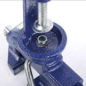 Mini Tornillo de Banco Fijo de Hierro Fundido de 60 mm con Recubrimiento en Polvo, Herramienta de Sujeción de Precisión Multitamaño, Soporte OEM - Product Image 3