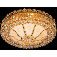 Lustre de luxe pour hôtel, lampe de plafond à perles, éclairage LED moderne, alimentation CA, luminaires de plafond à montage en surface, suspendus pour salon, maison, bureau