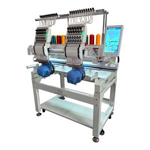 Shangchen Dual Head Embroidery Machine 360x510mm Computerized Automatic Desktop Sewing Equipment - Product Image 1