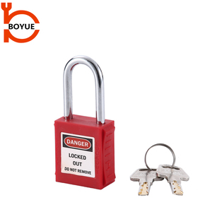 Lucchetto di Sicurezza in Nylon e Acciaio Inossidabile Antifurto Durevole con Sistema a Chiave Maestra per Bloccaggio Industriale Sicuro - Product Image 3