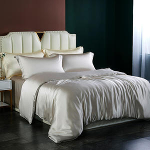 Draps en <span class=keywords><strong>soie</strong></span> de qualité 6A, housse de <span class=keywords><strong>couette</strong></span>, taie d'oreiller en <span class=keywords><strong>soie</strong></span> de haute qualité, ensembles de literie 100% <span class=keywords><strong>soie</strong></span> de mûrier pure - Product Image 4