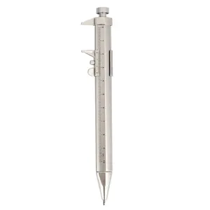 Çok fonksiyonlu jel mürekkep kalemi sürmeli kaliper makaralı tükenmez kalem aracı kırtasiye tükenmez tükenmez 0.5mm