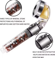 FEIDU Pommeau de douche de spa à économie d'eau à haute pression vitamine C et boule minérale filtre PP accessoire de robinet de salle de bain à main