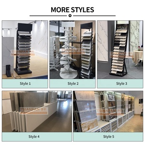 Cao cấp bán lẻ tường hiển thị ý tưởng gạch showroom giá đẩy kéo tầng thường vụ hệ thống gạch ceramic hiển thị đứng - Product Image 4