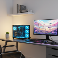 Boîtier d'ordinateur de jeu Pcooling, nouveau design, ATX, avec ports USB 3.0, pour PC de bureau