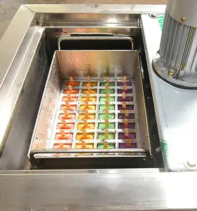 Kostenloser Versand nach USA CE ETL Ice Pop Lolly Eis am Stiel Lutscher Hersteller Maschine mit 1 Form