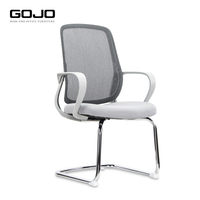 Chaise de bureau de direction en maille de luxe au design moderne, pivotante à 180 degrés, inclinable, avec fonction de levage, chaise de conférence confortable