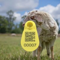Solución de Monitoreo IoT para Granjas Lecheras, Etiqueta de Temperatura para el Oído con Protocolo IBeacon/EDDYSTONE, Modelo HCBB59 para la Salud de las Vacas y la Producción de Leche
