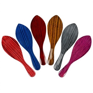 Cepillo para el cabello de cerdas de jabalí 100% Abeis con bajo MOQ, diseño curvo de grano de madera personalizado, uso comercial 360, modelo ABS-10 - Product Image 4