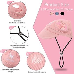 Sombreros para mascotas de varios colores, gorra de béisbol para perros de viaje, sombrero para el sol para cachorros y gatos, protección solar de verano, sombrero para perros al aire libre - Product Image 6