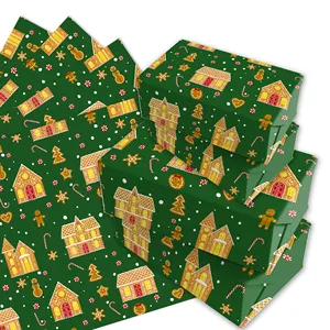 环彩圣诞派对姜饼屋DIY糖果包装礼品包装纸包装纸
