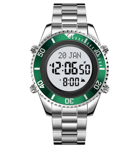 Montre Skmei 2141 avec <span class=keywords><strong>boussole</strong></span> <span class=keywords><strong>Qibla</strong></span> islamique, montre de prière musulmane arabe <span class=keywords><strong>AL</strong></span> Azan - Product Image 2