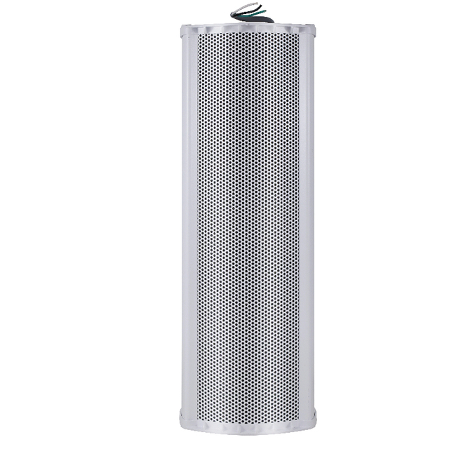 6620 10-30W Commercial Audio Column Two-way Audio 5.5" Woofer Premium Aluminum Wired Outdoor Speaker Plazas Factories