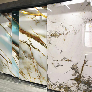 Flexible PVC Plastic Alternative Marble PVC <b>Wall</b> <b>Panel</b> & <b>Board</b> / Artificial Imitation Marble UV Coating PVC Marble Sheet - Product Image 1