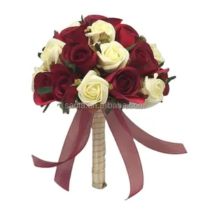 Kunstmatige Wedding Bridal Bouquet Rose Flower Boeketten