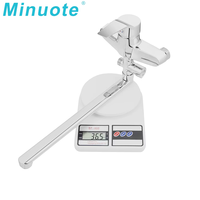 Mitigeur de douche thermostatique mural moderne avec robinets et douchette pour salle de bain