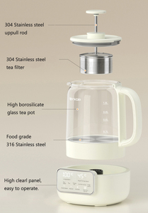 Appareils électroménagers <span class=keywords><strong>Bouilloire</strong></span> intelligente pour le bien-être 1,0 L <span class=keywords><strong>Bouilloire</strong></span> électrique <span class=keywords><strong>programmable</strong></span> avec contrôle de la température variable pour un thé et un café parfaits - Product Image 6